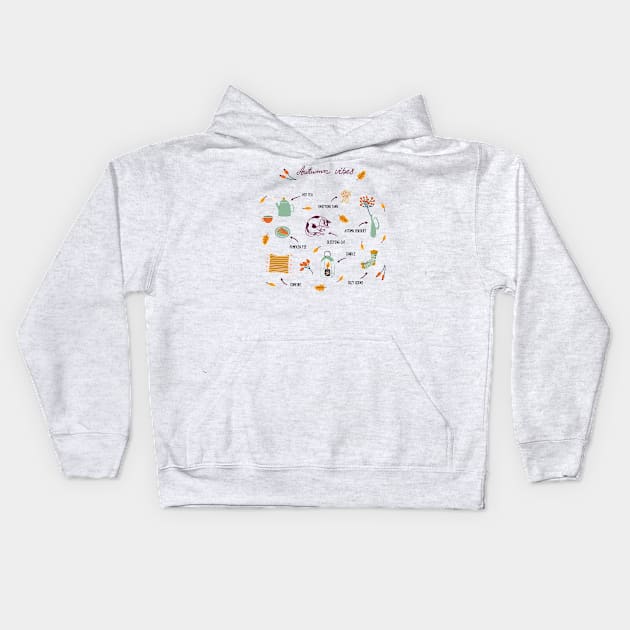 Autumn vibes Kids Hoodie by DanielK